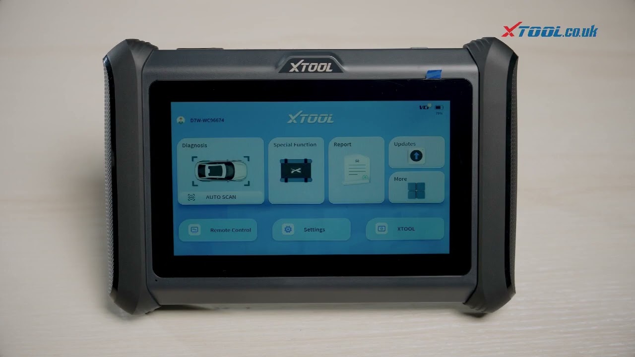 XTOOL D7W Unboxing List and Functins Dispaly on Benz W211 me9.7-www.xtool.co.uk