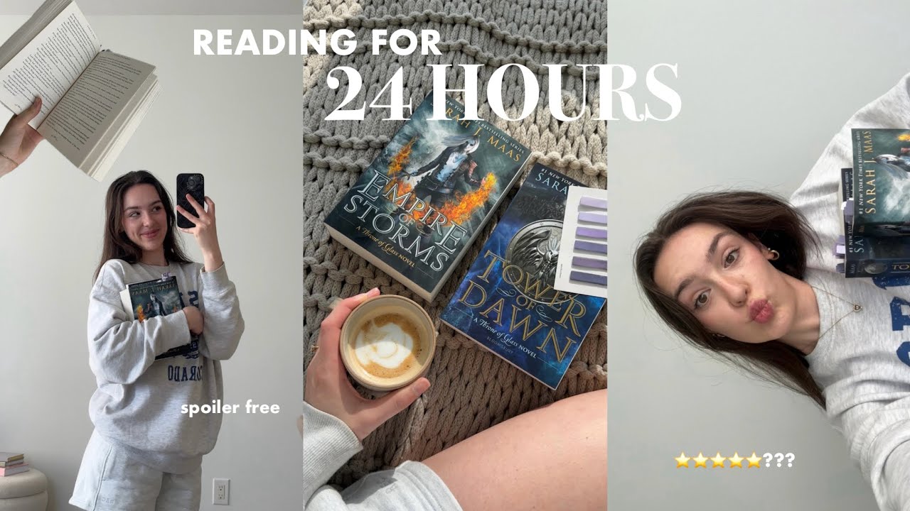 attempting to read for 24 hours STRAIGHT!! 📖✨ *spoiler free reading vlog* tandem reading TOG
