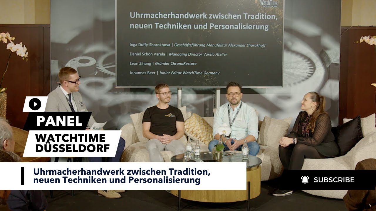 Uhrmacherhandwerk zwischen Tradition, Techniken & Personalisierung | Panel Talk WatchTime Düsseldorf