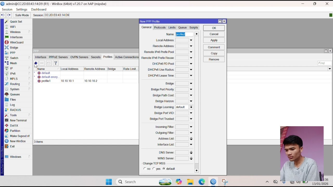 Konfigurasi Internet, Routing, Firewall, Bandwidth, dan Back Up dalam Menggunakan Mikrotik
