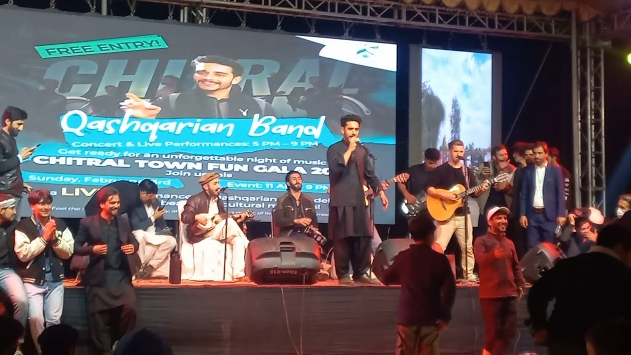 Qashqarian Band performance in Chitral Town Rawalpindi
