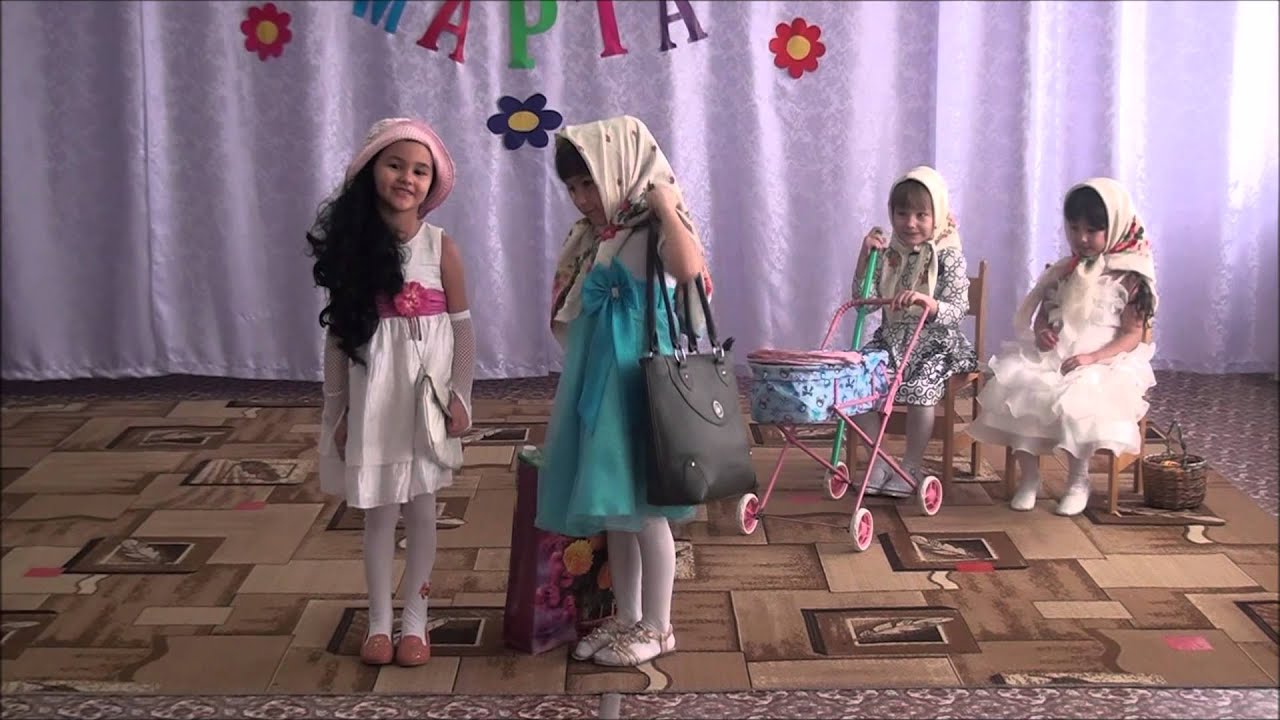 Сценка "Две бабушки" (средняя группа)