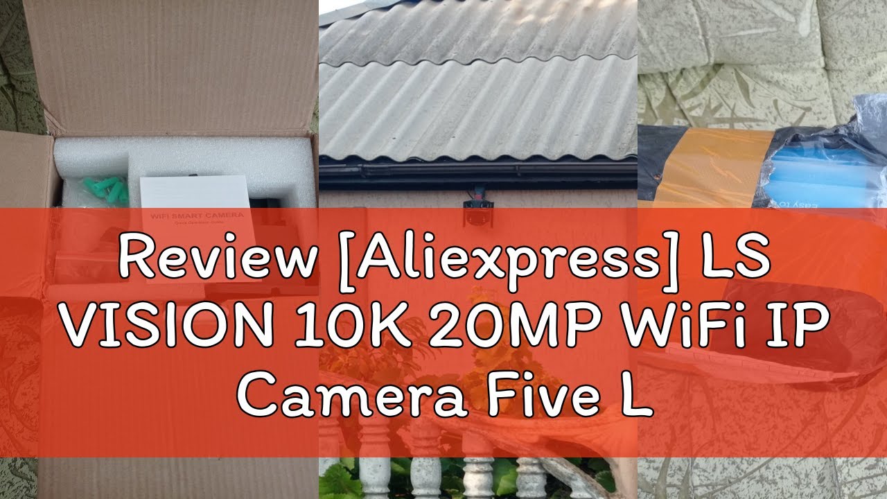 Review [Aliexpress] LS VISION 10K 20MP WiFi IP Camera Five Lens 20X Zoom Outdoor 360° Surveillance