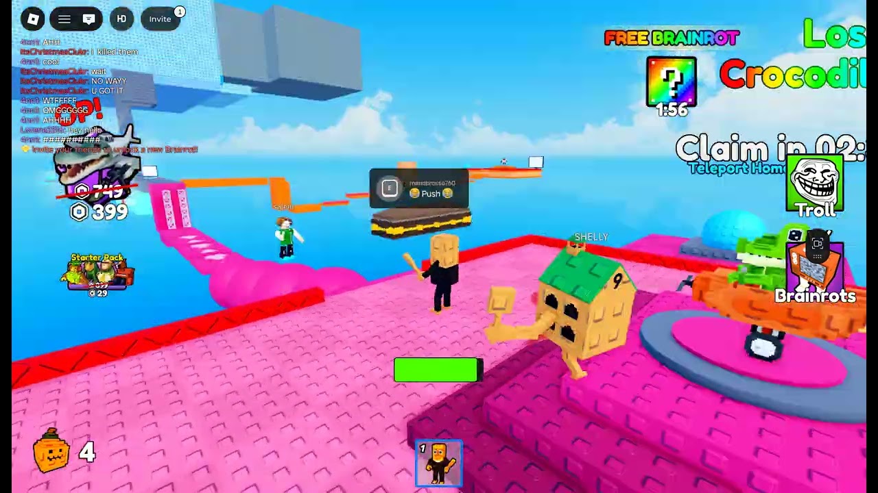 Brainrot tower new update