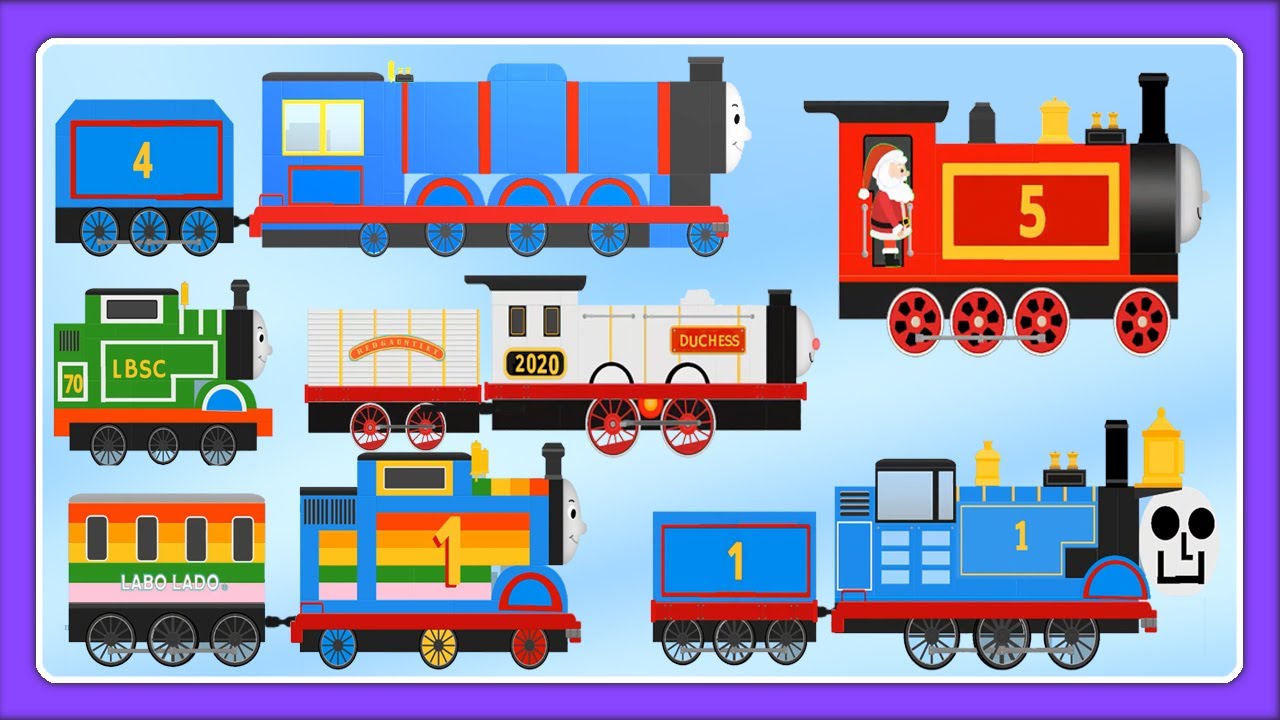 Labo Brick Train Compilation #32 Thomas and Friends Steam Trains