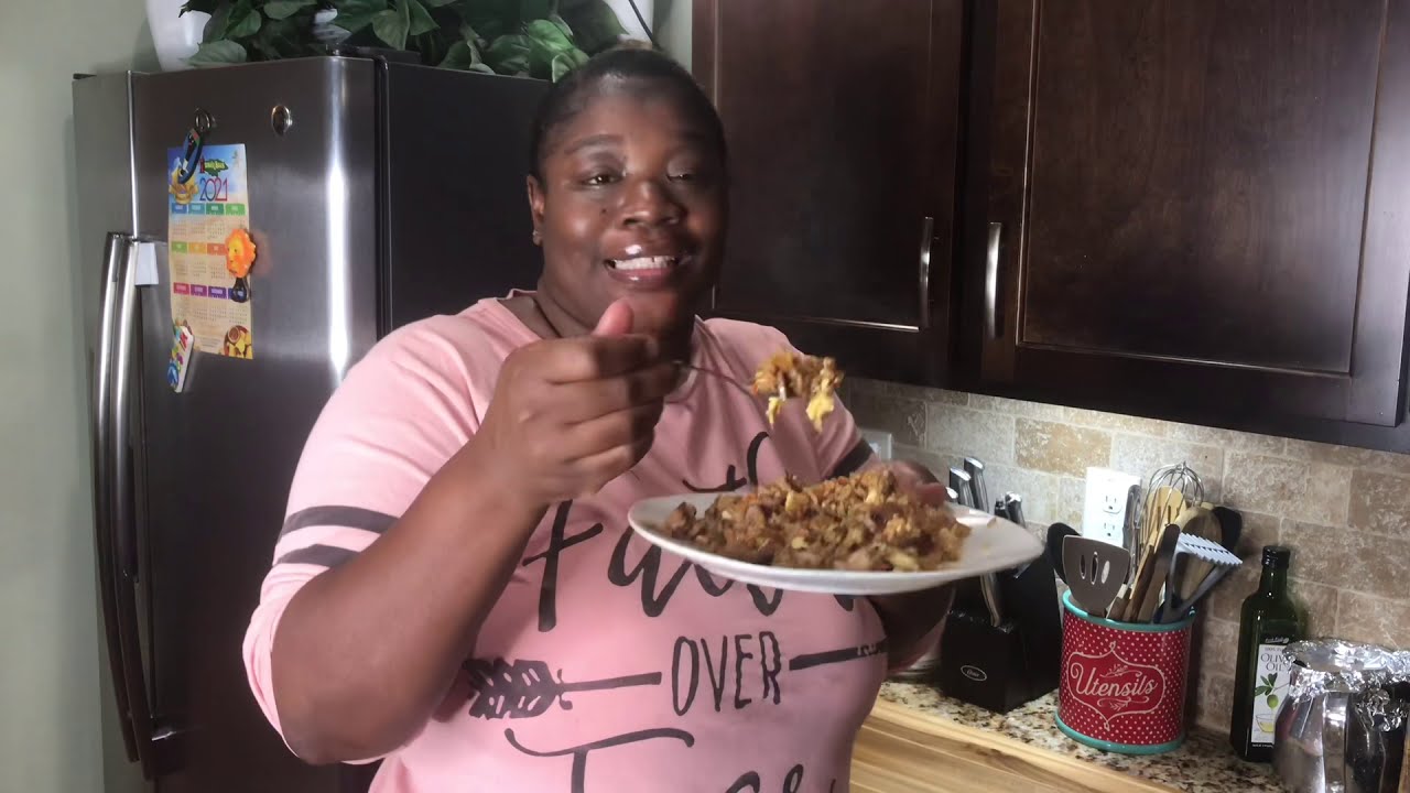How to make a simple PORK FRIED RICE