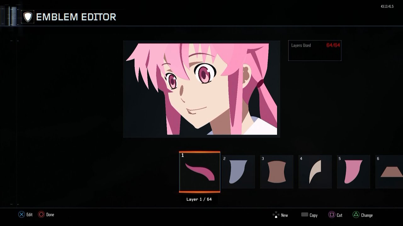 BO3 Future Diary Yuno emblem