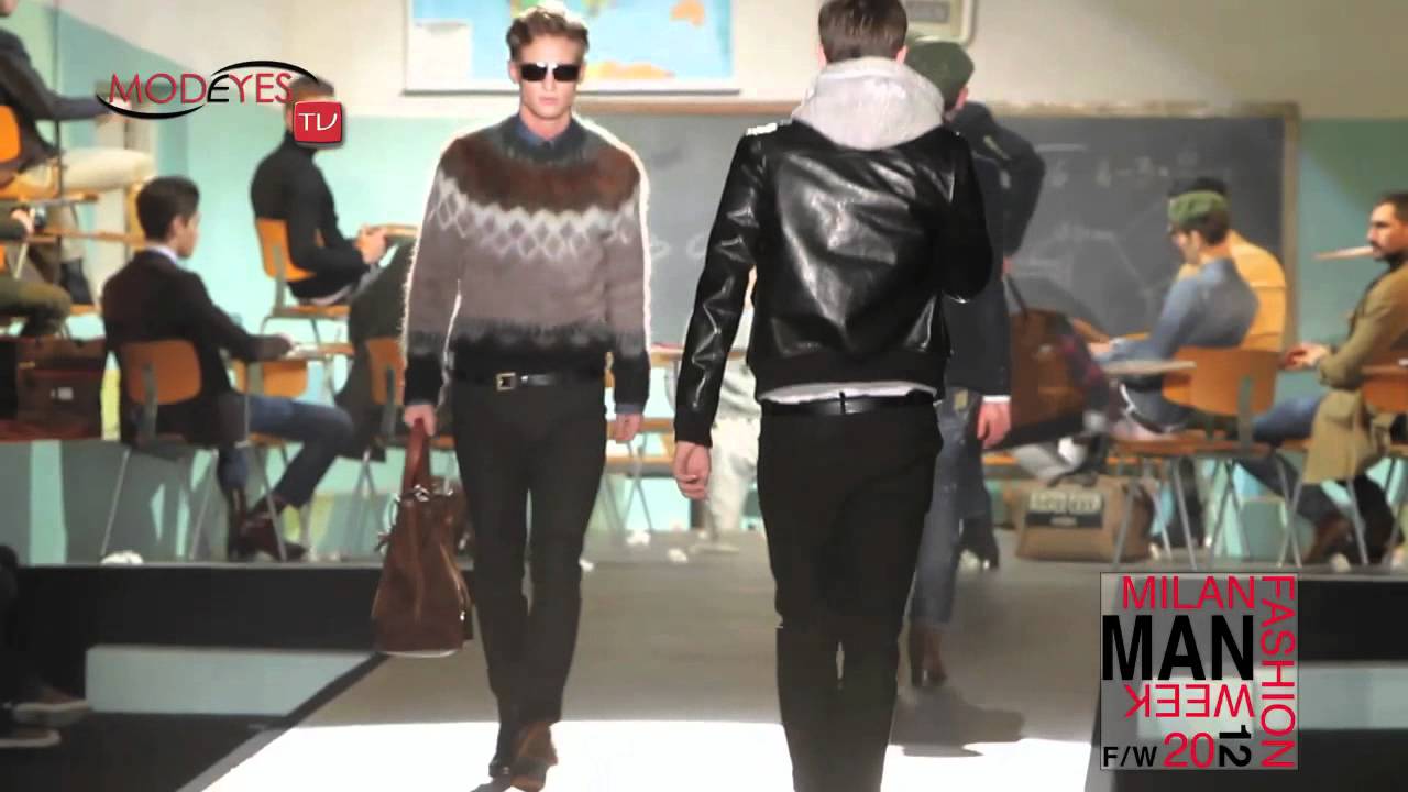 DSQUARED MAN FW 2013 BACKSTAGE,INTERVIEW AND RUNWAY (HD)