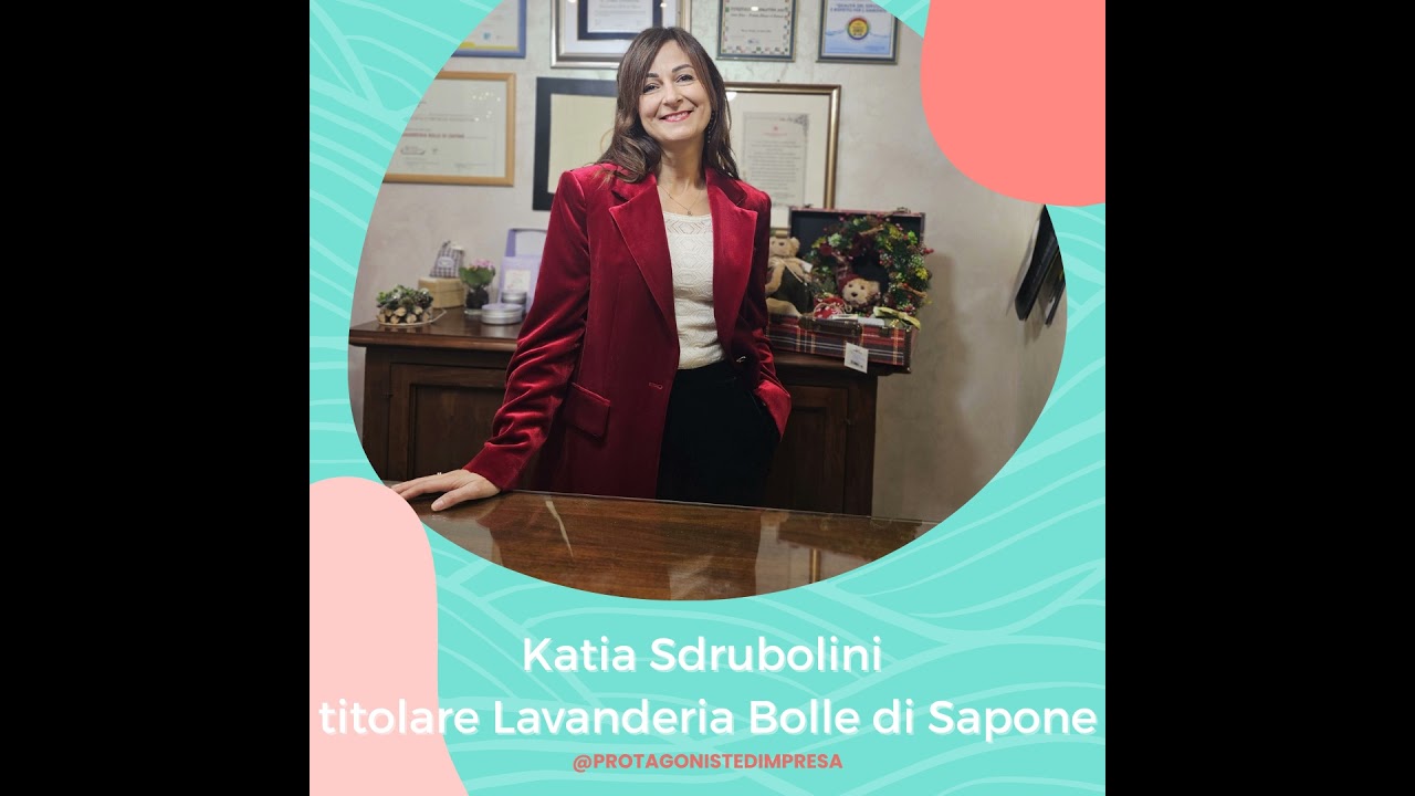 Katia Sdrubolini - titolare Lavanderia Bolle di Sapone