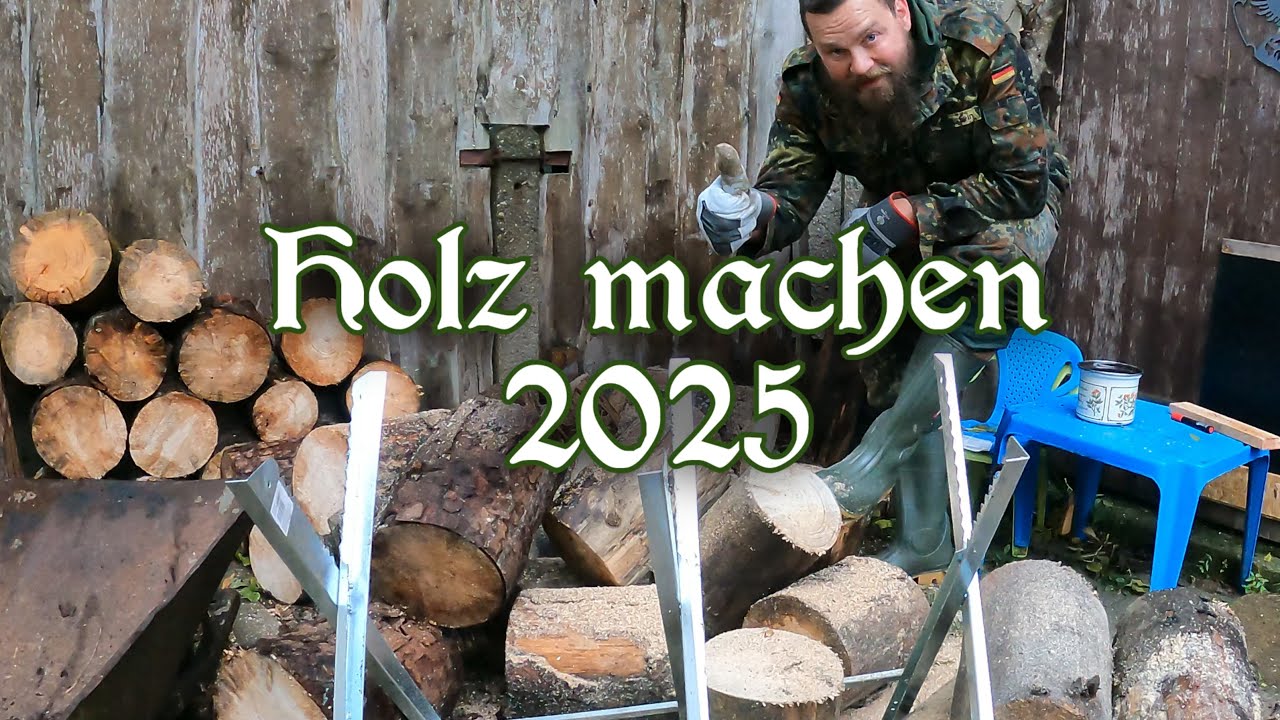 Neuer HOLZSPALTER & Arbeitsschutz Schuhe von Engelbert Strauss - wir hacken Holz für Winter 2025!