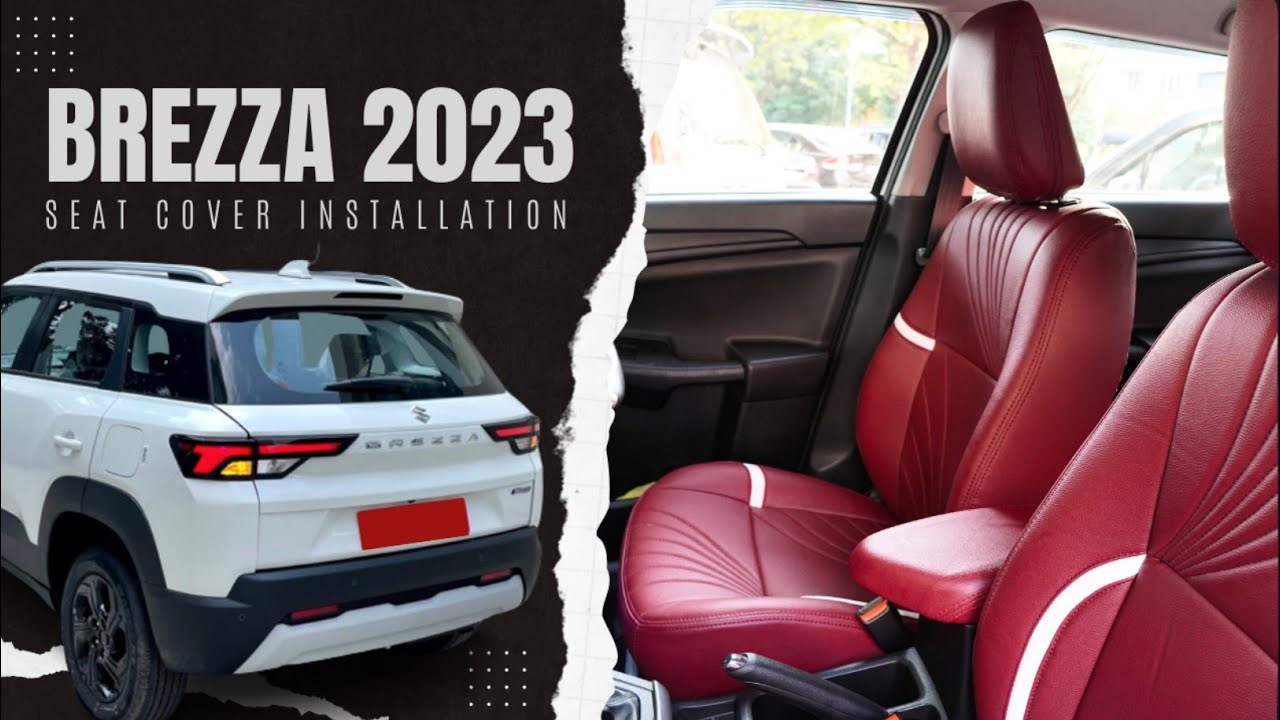 Brezza 2023 Seat Cover |  Installation | Maruti Suzuki New Brezza 2023 | Car Seat Covers | truFIT
