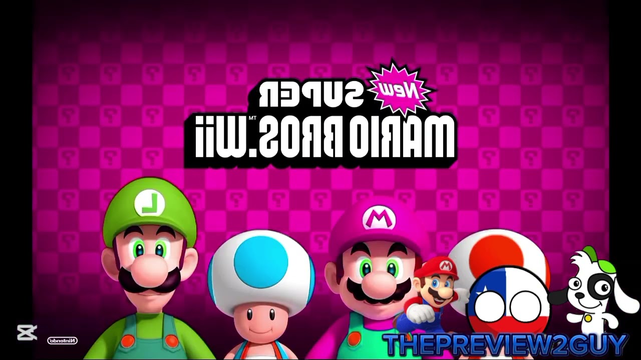 Preview 2 NSMBWII Game Over Effects [Preview 2 Intel Logo Effects] @ThePreview2Guy 