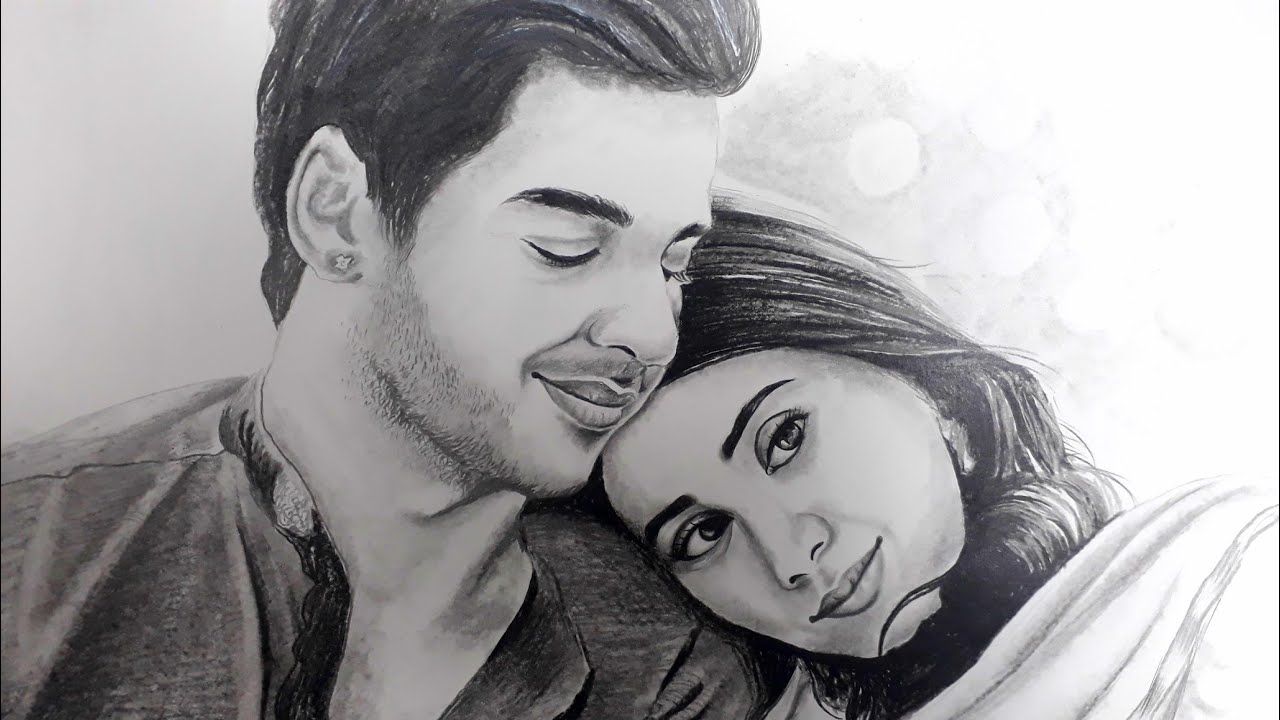 Drawing Dhadak Stars - Realistic Sketch | Janhvi and Ishaan's Sketch | Dhadak Sketch