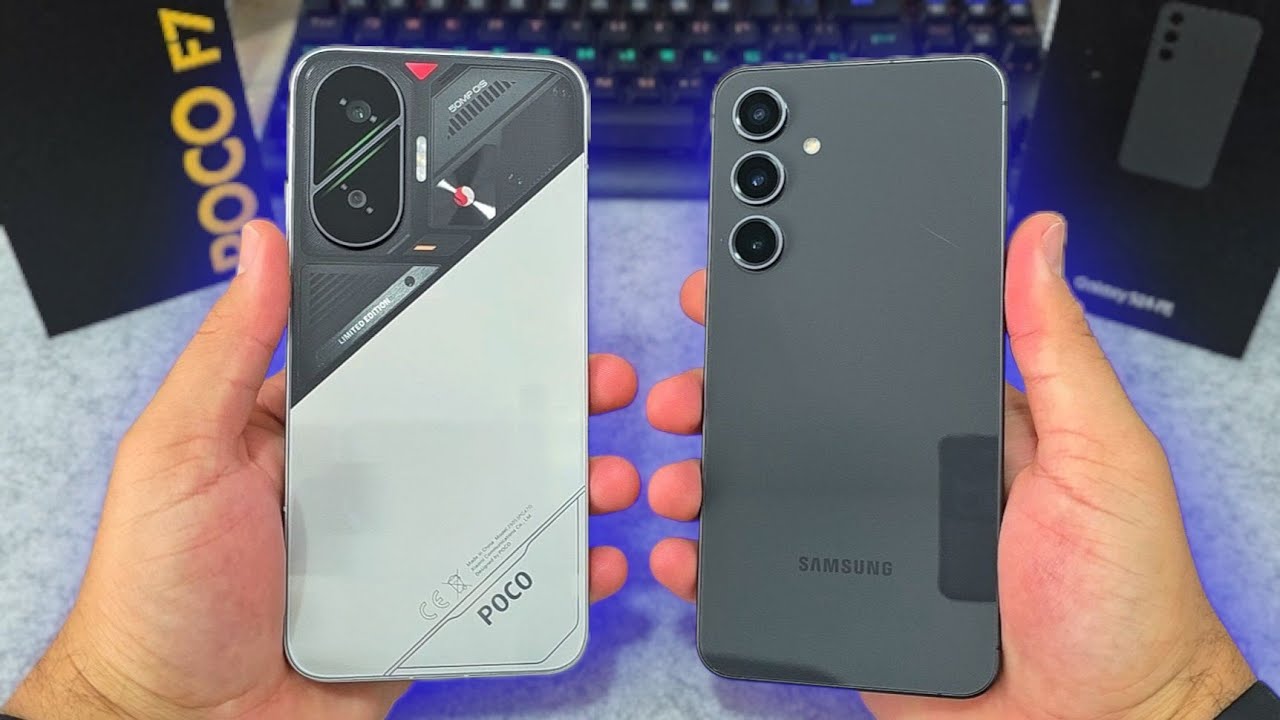 POCO F7 VS GALAXY S24 FE QUAL MELHOR? 