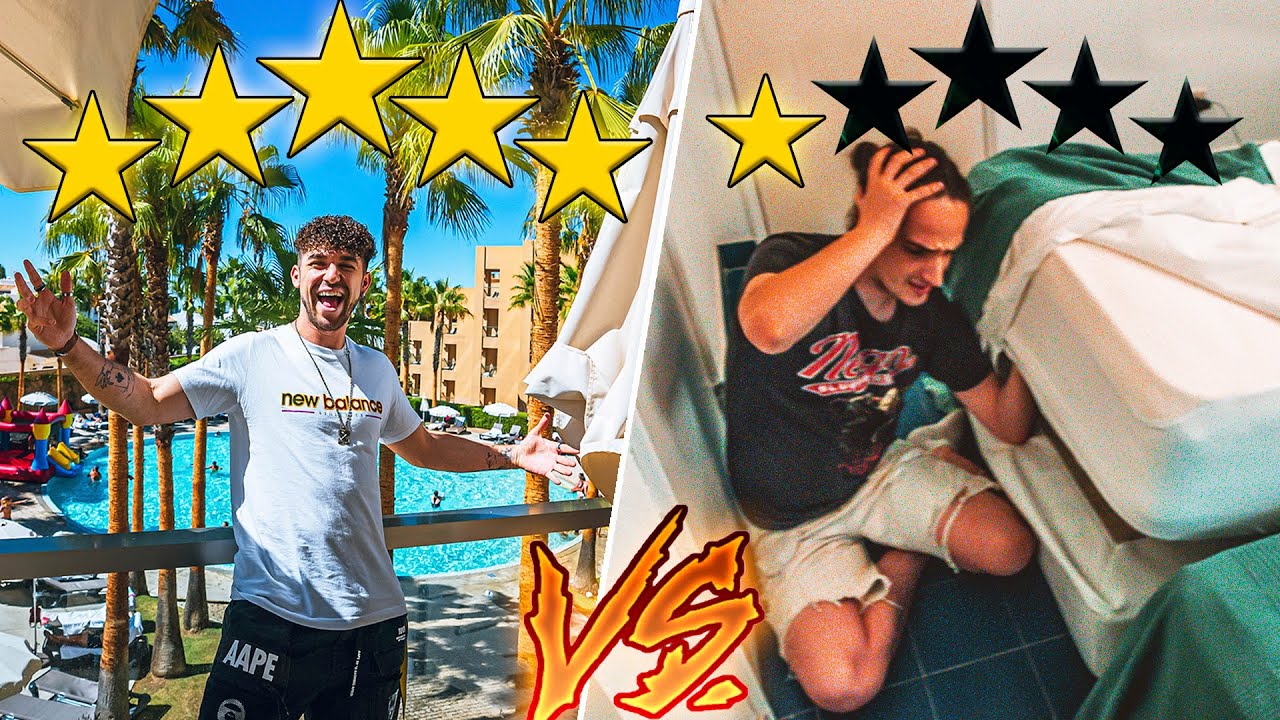 HOTEL 5 ESTRELAS VS HOTEL 1 ESTRELA NO ALGARVE!