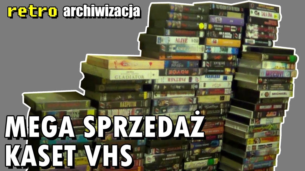 MEGA wyprzedaż ponad 200 kaset VHS od 1zł | Retro archiwizacja - odcinek 375