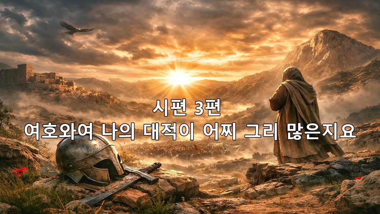 시편 3편 여호와여 나의 대적이 어찌 그리 많은지요