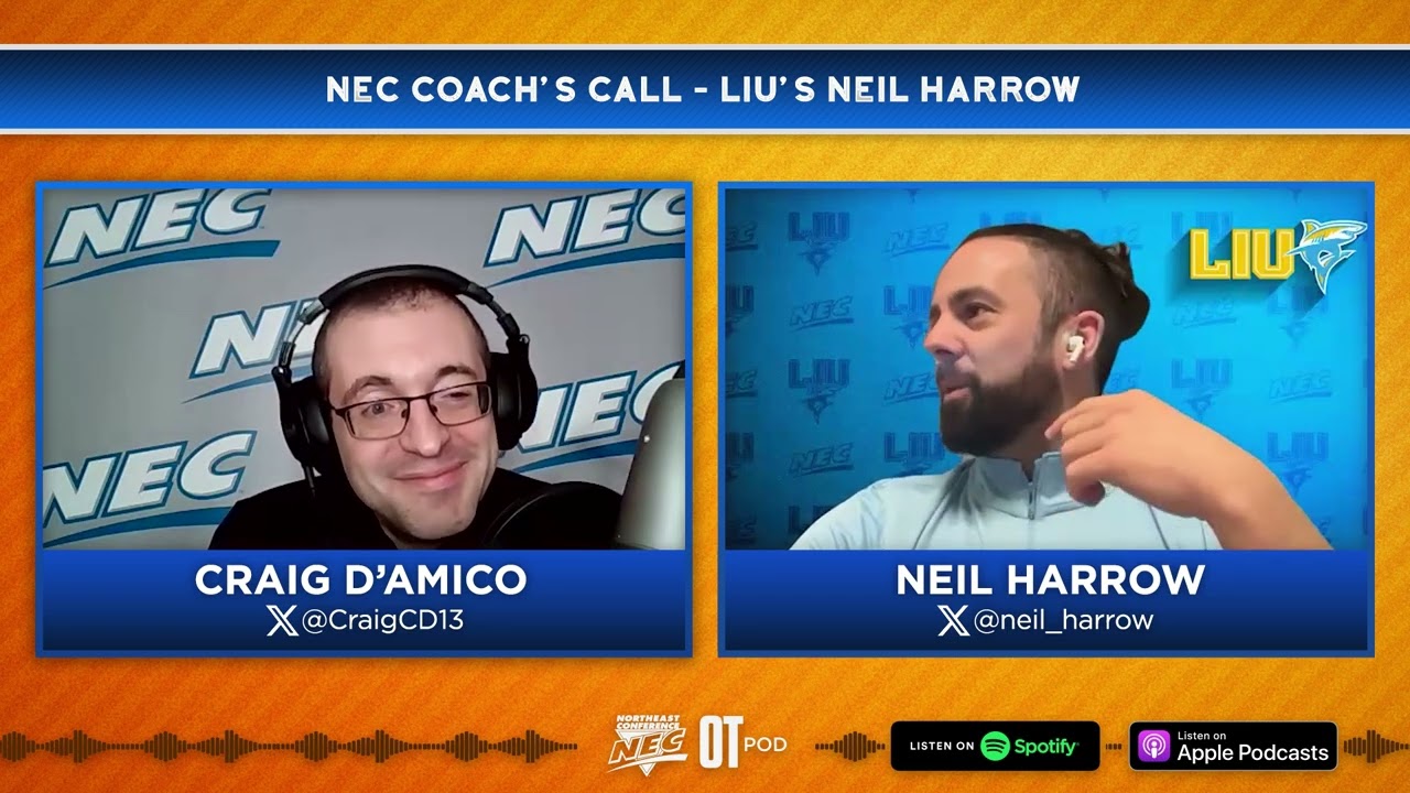 NEC Coach’s Call with LIU WBB's Neil Harrow