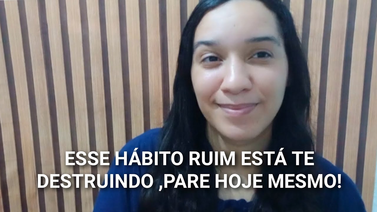 O hábito comum que  quase destruiu a minha vida 