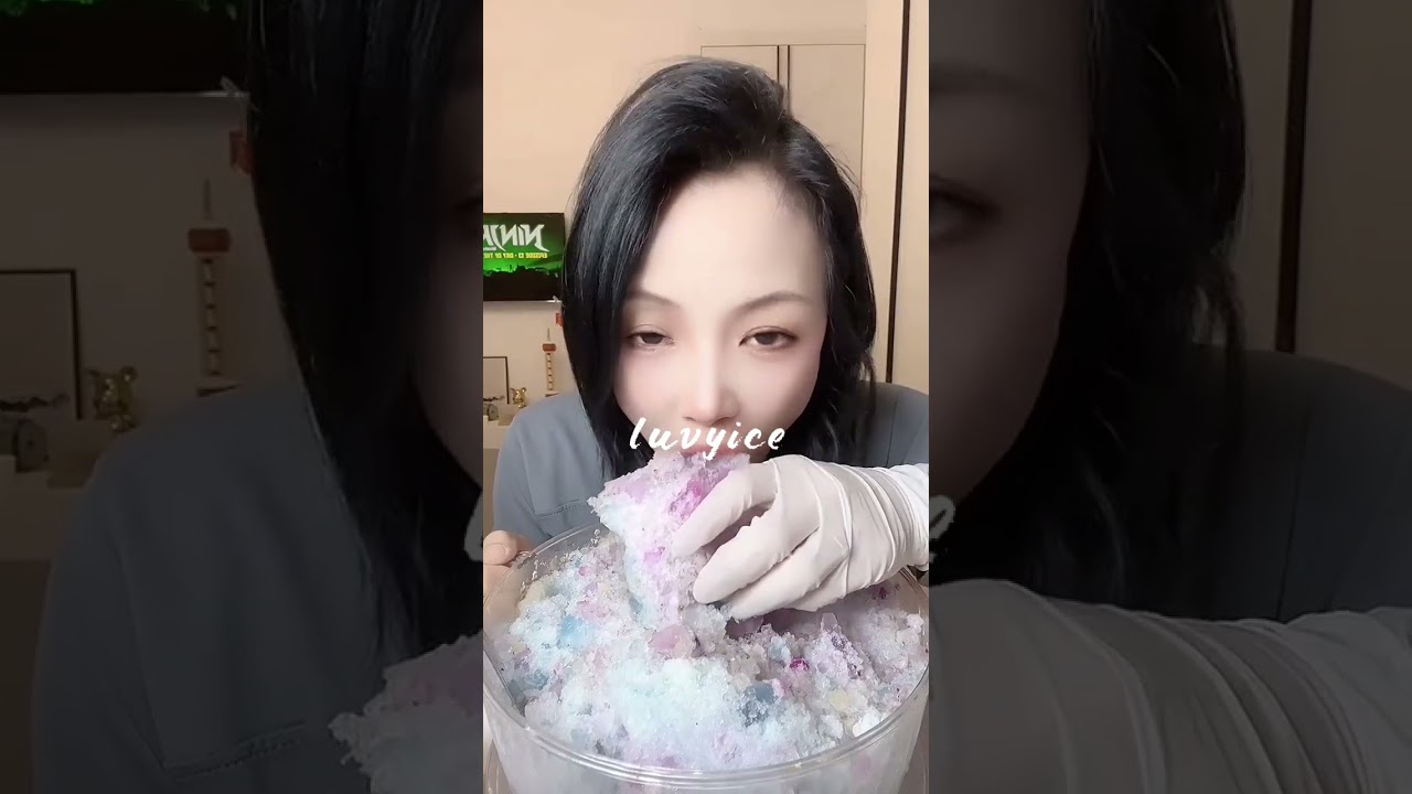 Asmr ice compilation | her ice only bites