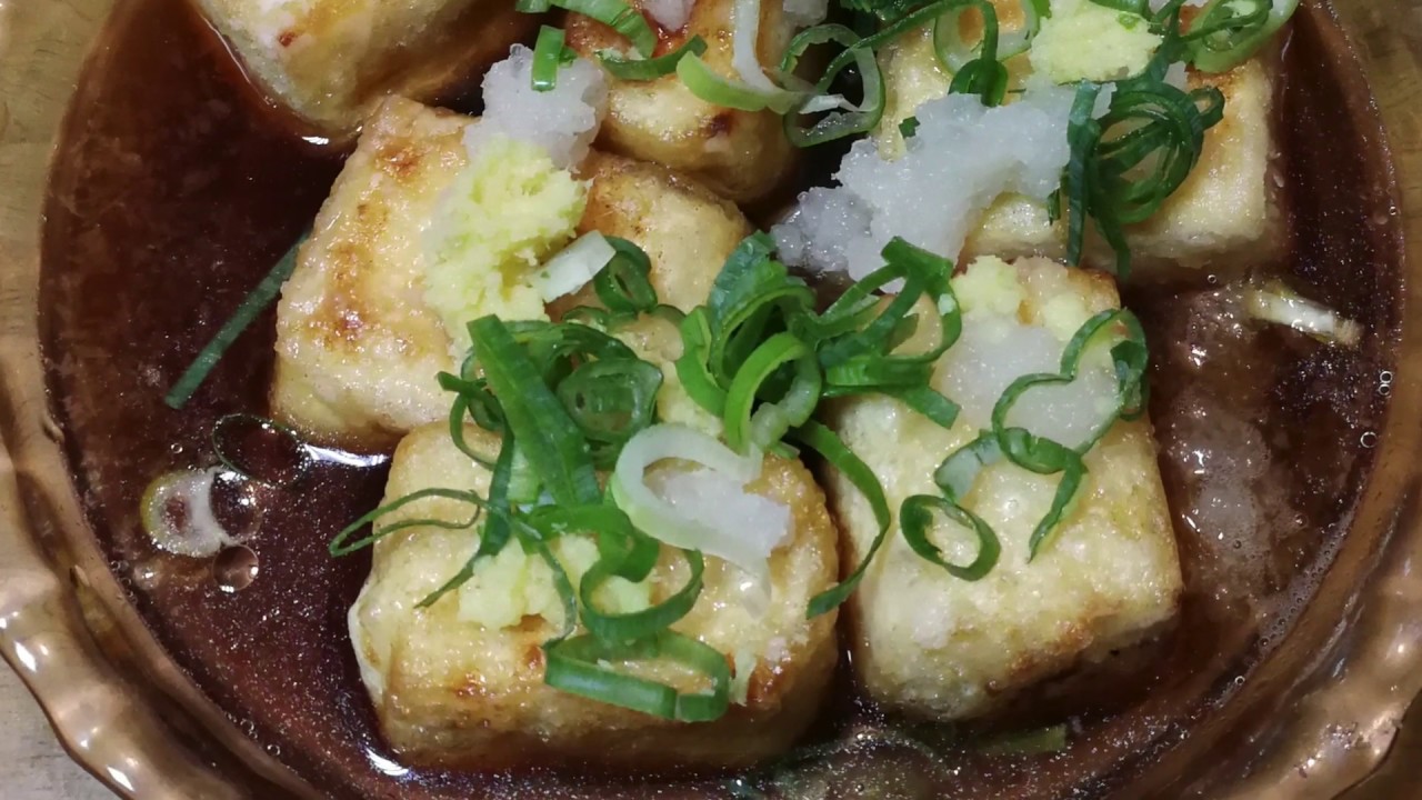 How to cook Non-fry Agedashi Tofu