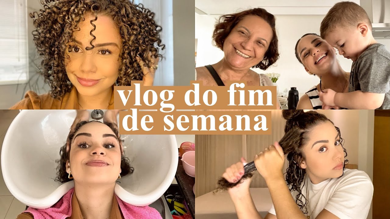 Cortei (mais) o cabelo, meus cachos mudaram MUITO, arrume-se comigo & dias em família ✨