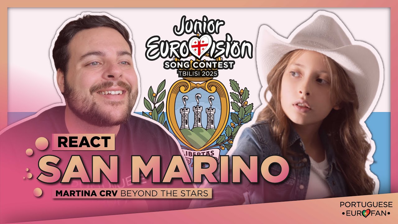 LET´S REACT TO MARTINA CRV "BEYOND THE STARS" | SAN MARINO 🇸🇲 | 