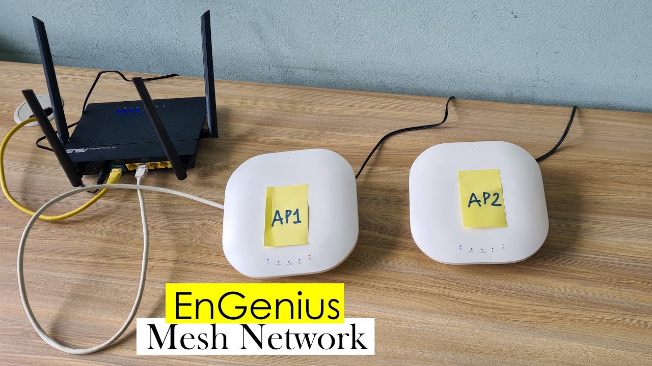 Как связать точки доступа EnGenius без кабелей