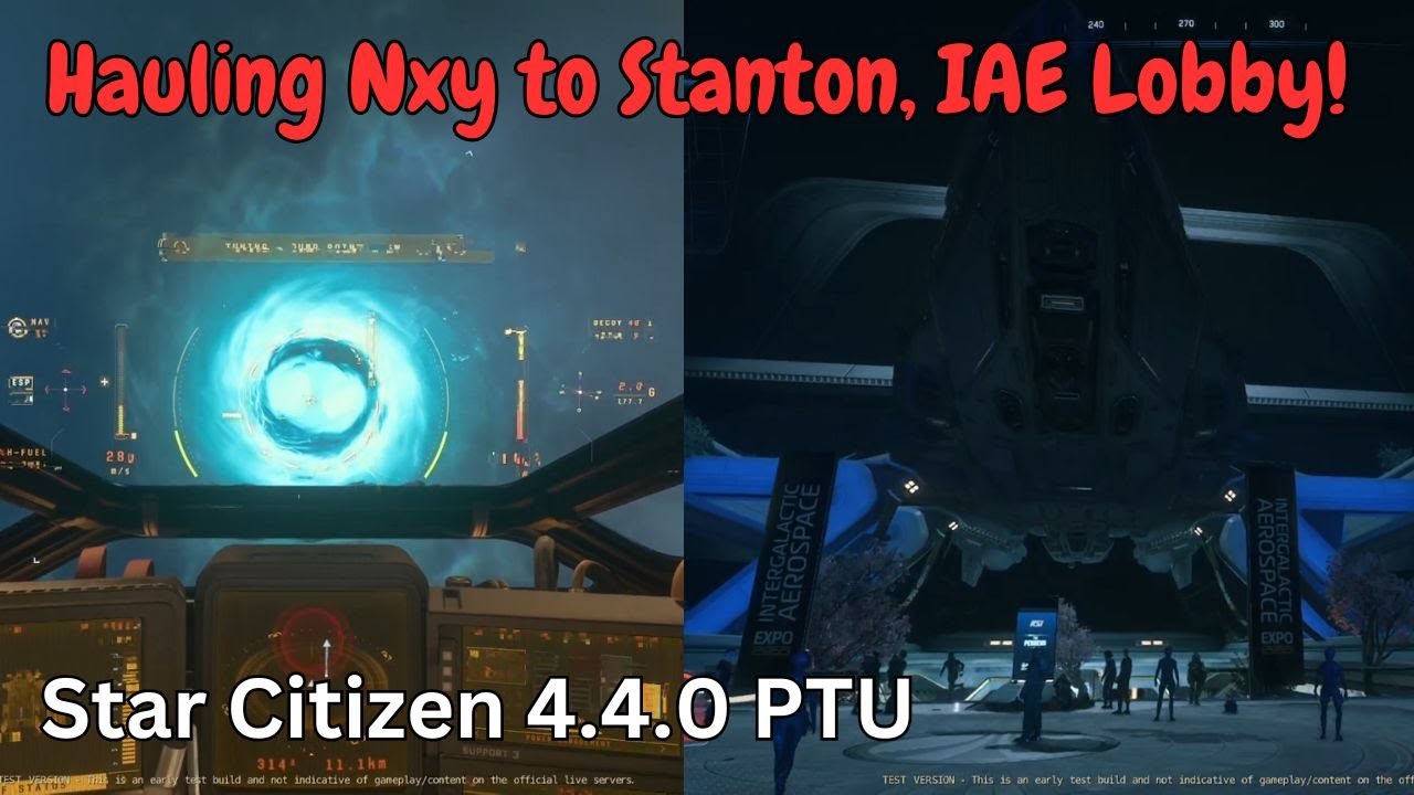 Hauling from Levski to Orison, IAE Lobby! | Raptor X | Star Citizen 4.4.0 PTU