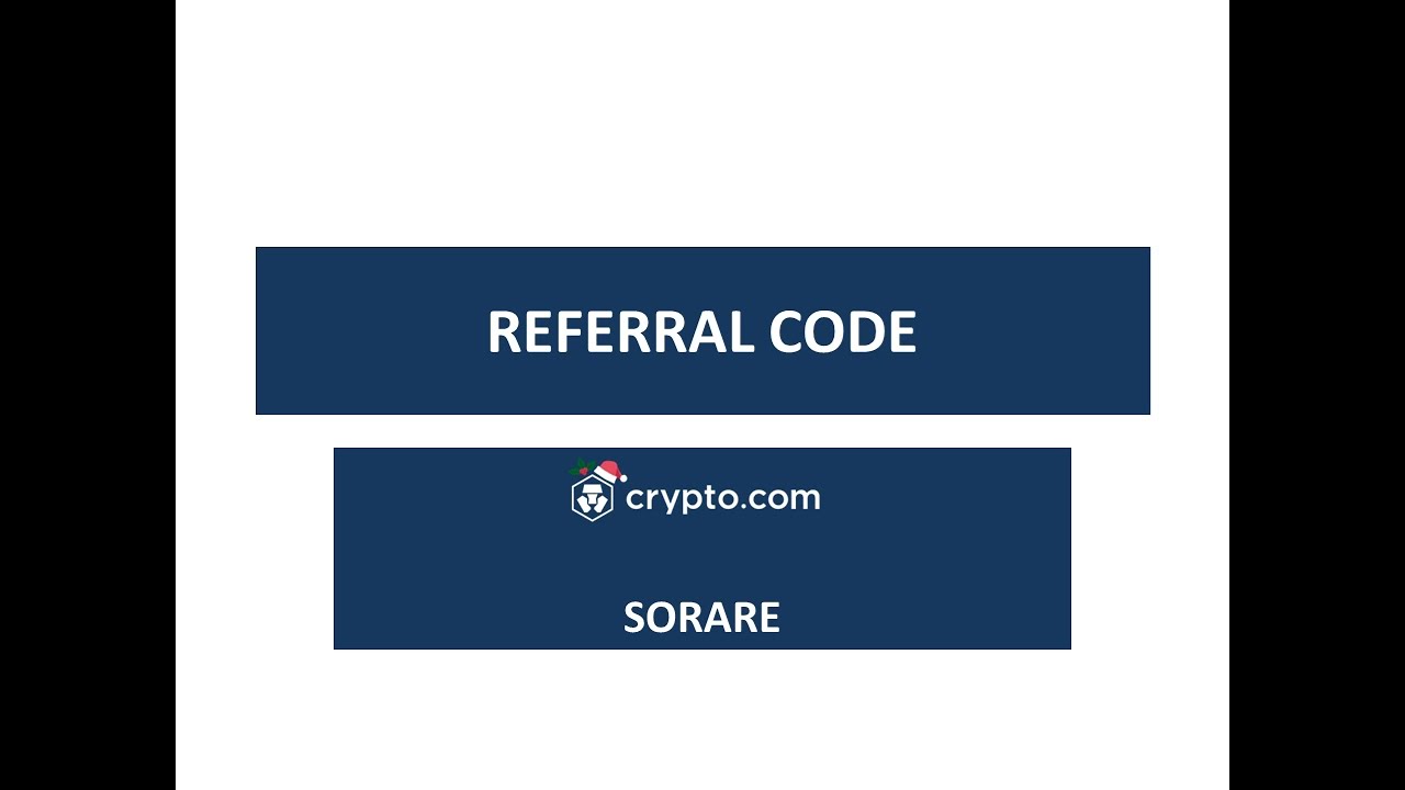 Referral Code Crypto.com APP and Exchange. Sorare