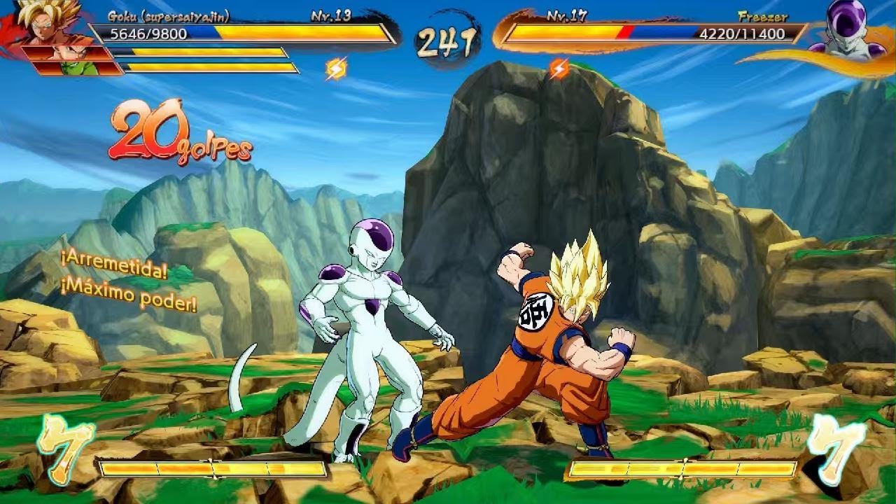 DRAGON BALL FighterZ gamepley en la ps5