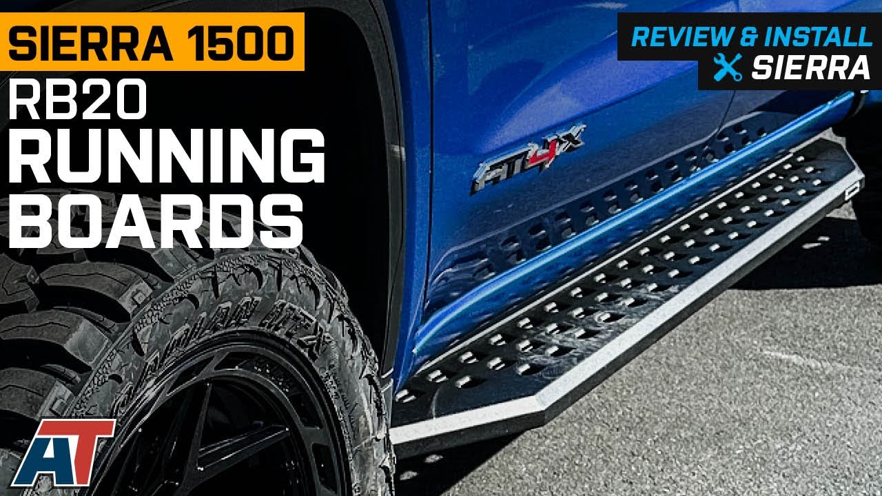 2019-2023 Sierra 1500 RB20 Running Boards; Textured Black Review & Install