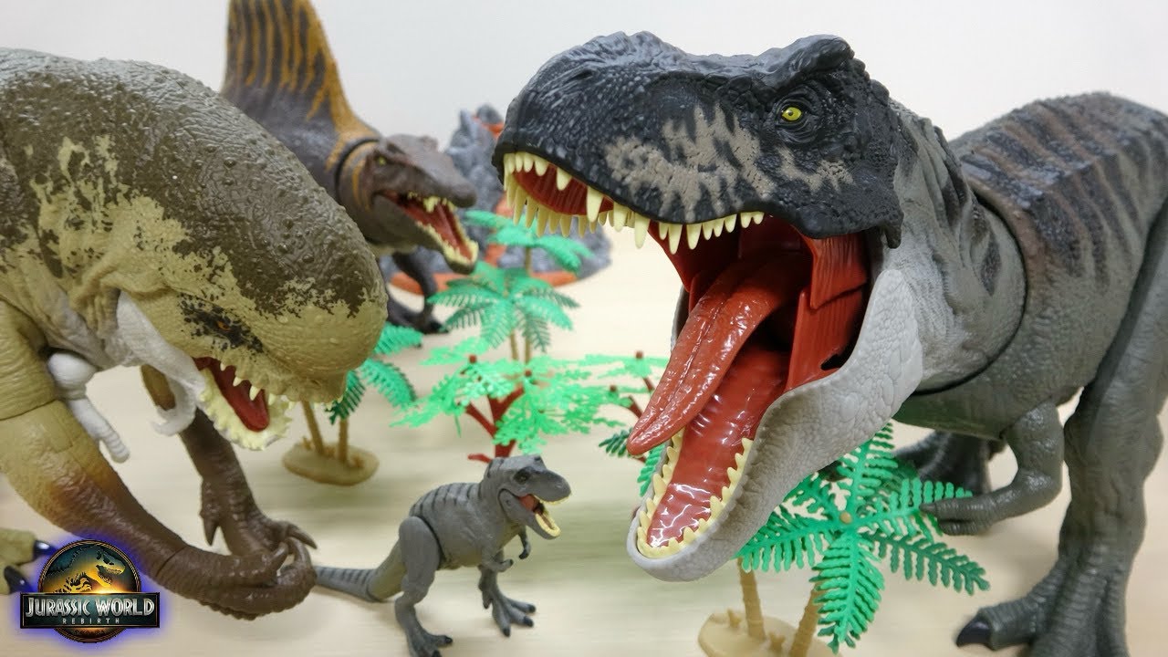 T-REXが噛み付いて吠える新アクション付きフィギュア! ジュラシック・ワールド 復活の大地 スーパーアクション 光ってほえるT-REXを徹底レビュー!