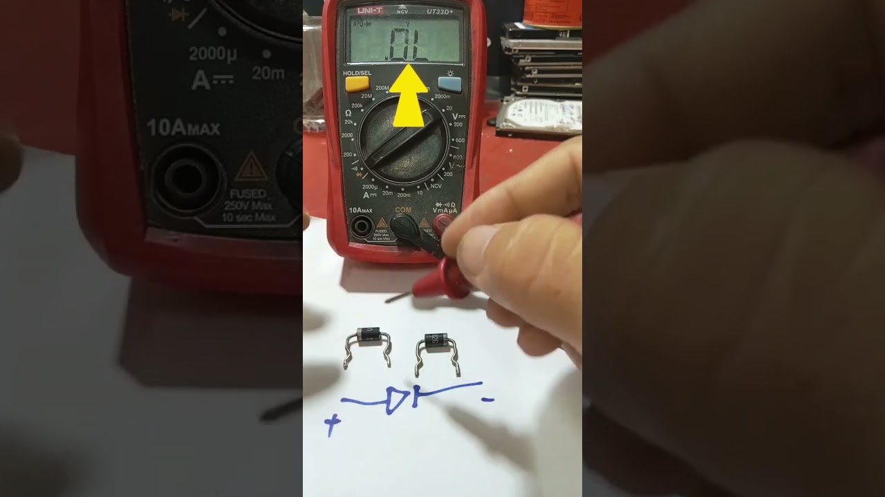 How To Measure Diode #viralvideo #electronic #fixelectronic