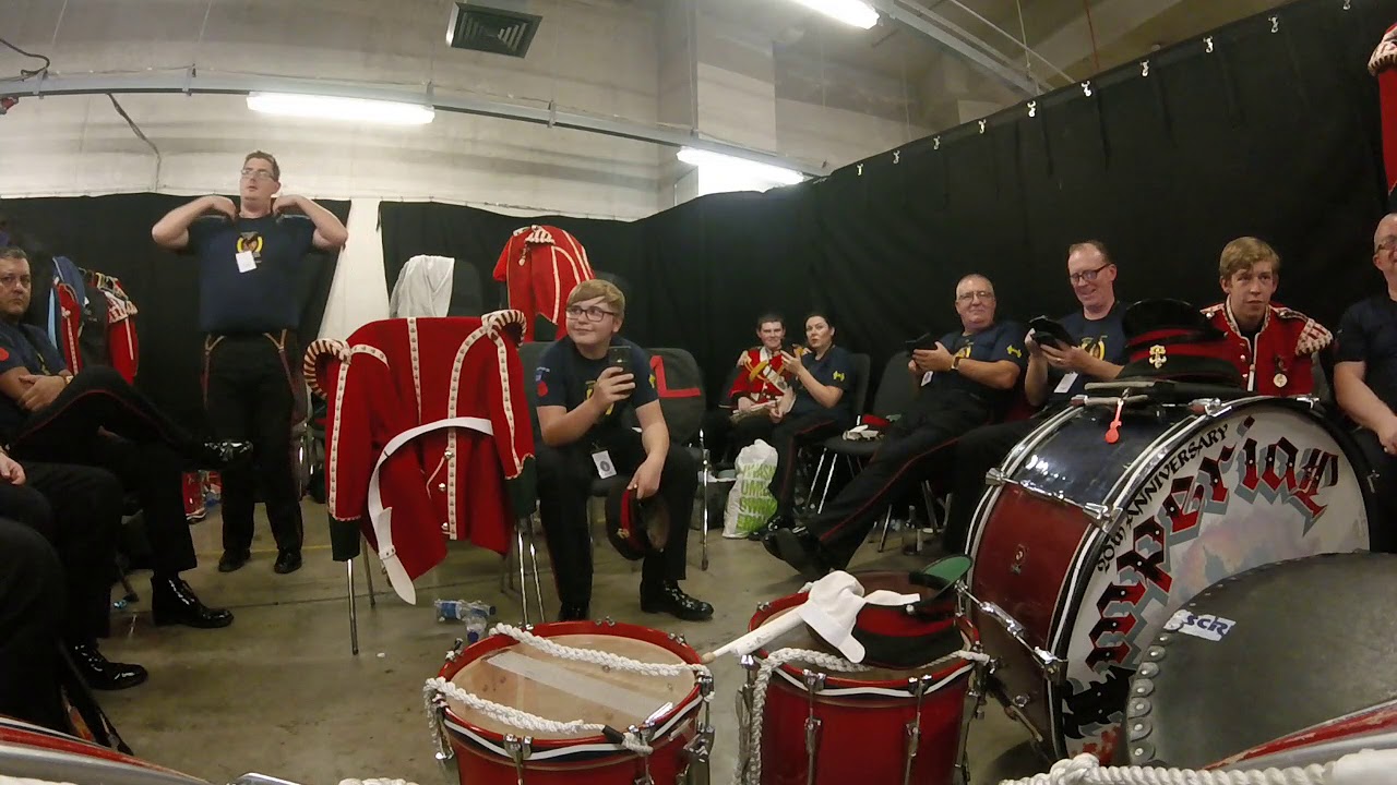 The Imperial Corps of Drums playing Baby Shark (GoPro)
