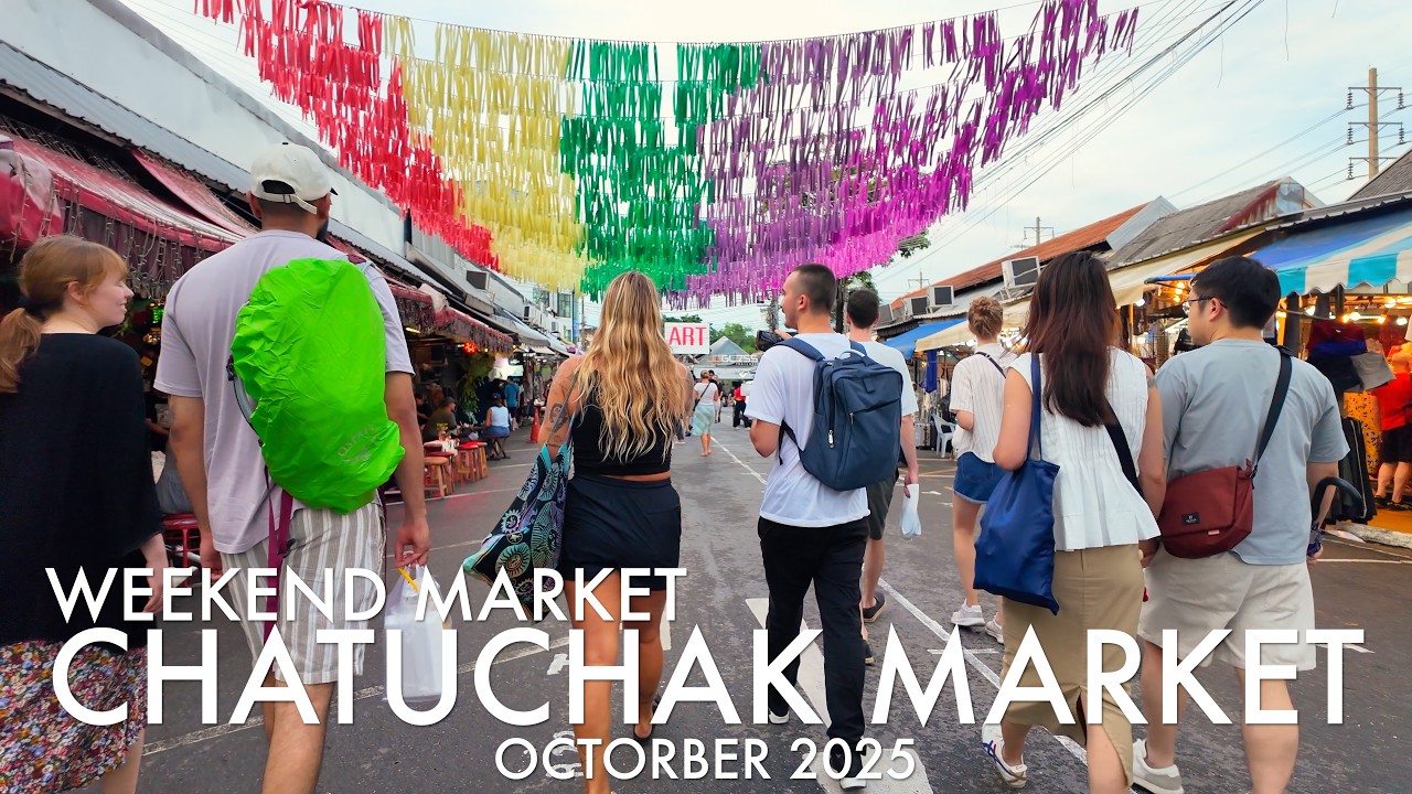 Chatuchak Weekend Market – Bangkok’s ultimate open-air shopping paradise!　/ 4-5  Octorber 2025