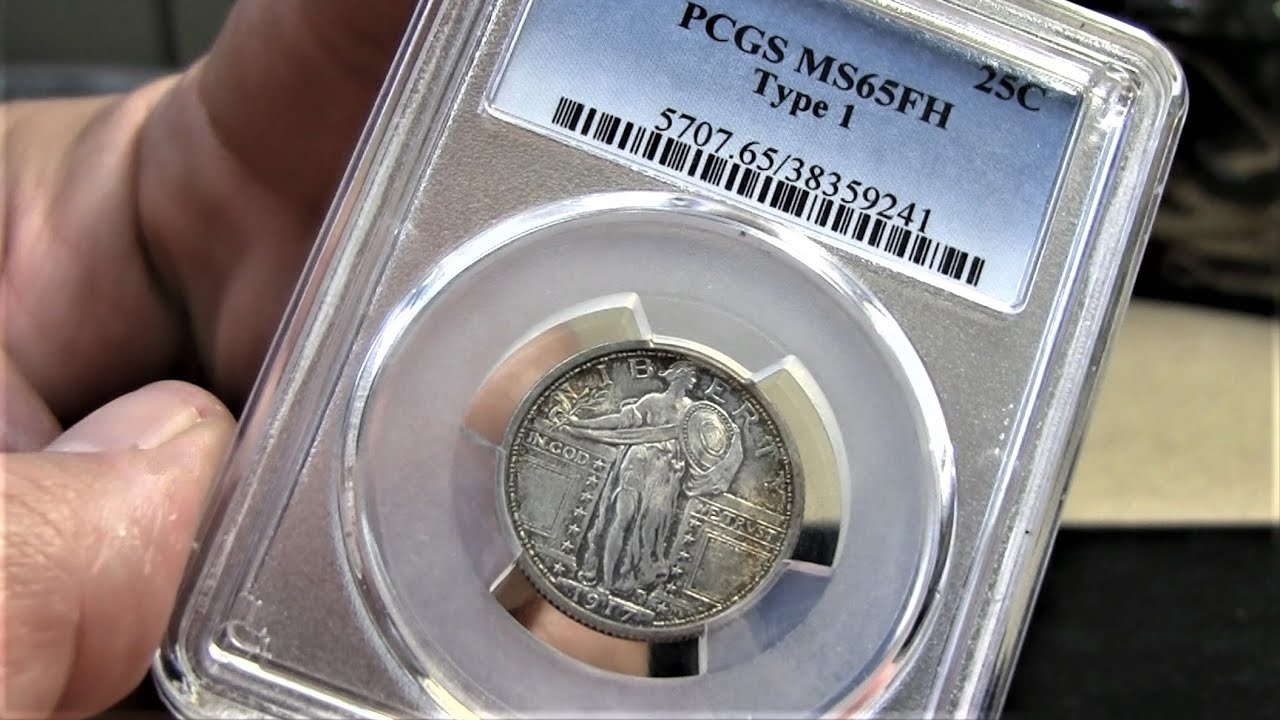 MS65FH 1917 Type 1 Standing Liberty Quarter PCGS
