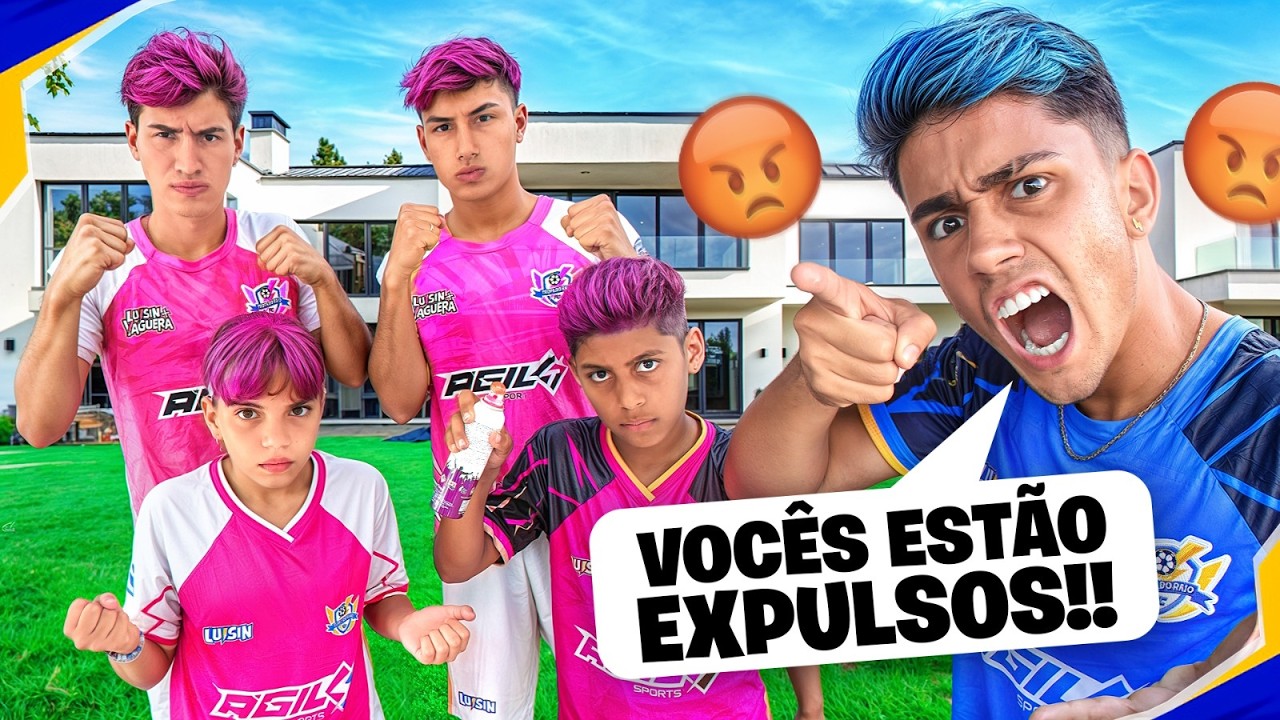 A TROPA DO RAIO PINTOU O CABELO DE ROSA! *e agora?
