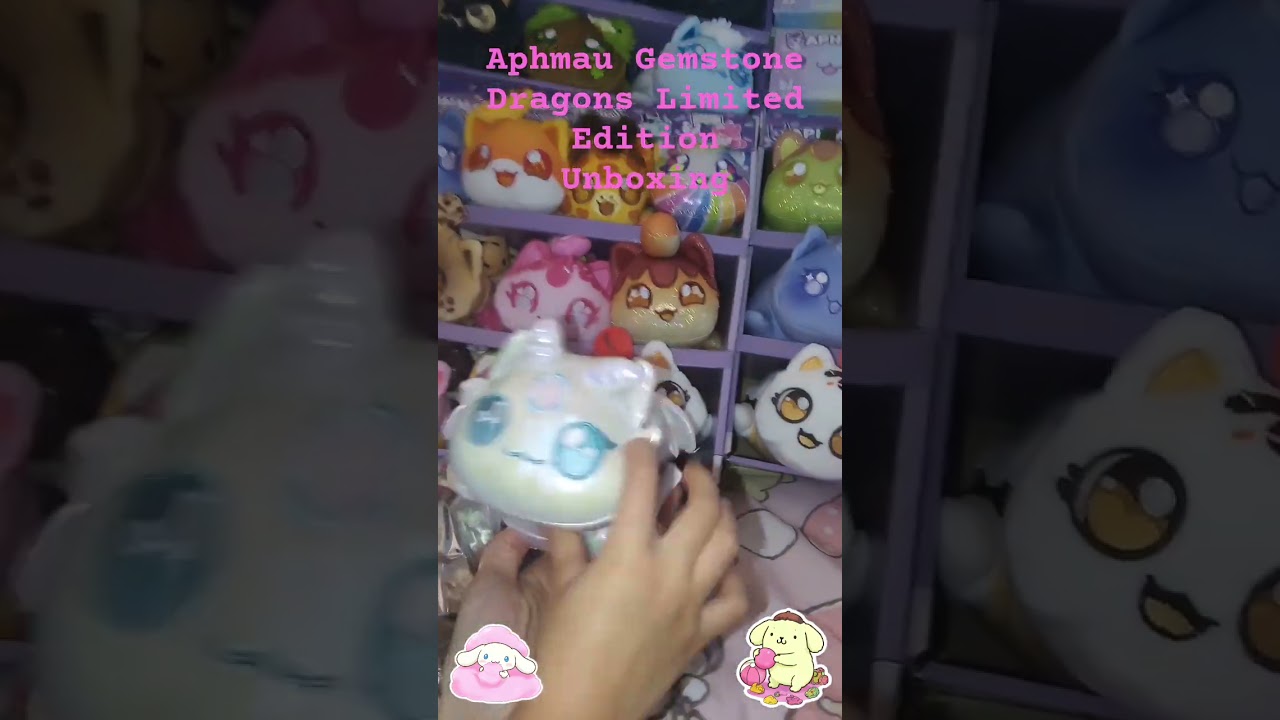 Aphmau Gemstone Dragons Limited Edition Unboxing #aphmau #plushies #shorts #cuteplushies #unboxing