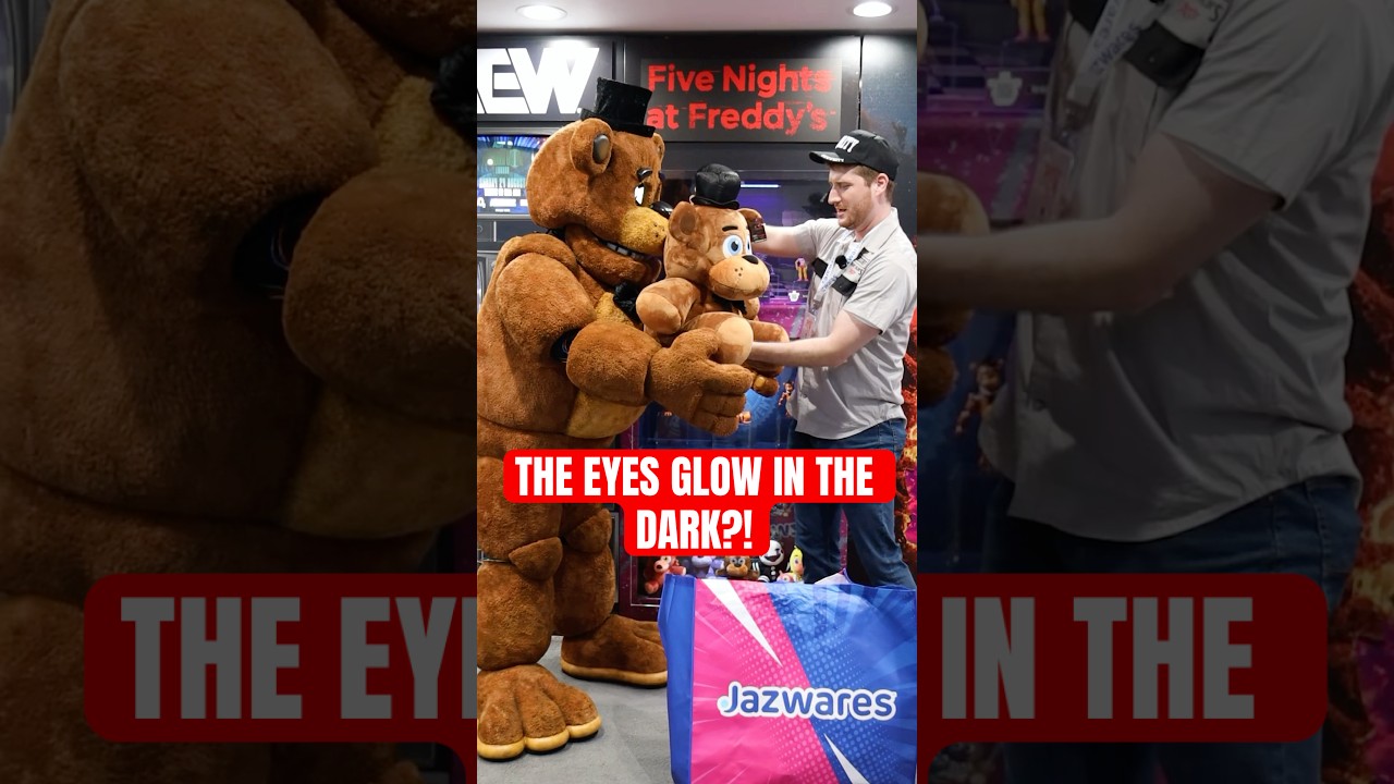 Freddy Fazbear JUMBO plush from Jazwares announced! #fnaf #freddyfazbear #fivenightsatfreddys