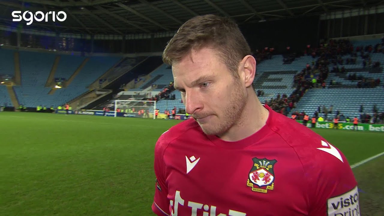 Paul Mullin on the Wrexham support | Coventry 3-4 Wrexham | Emirates FA Cup | Sgorio Wrecsam