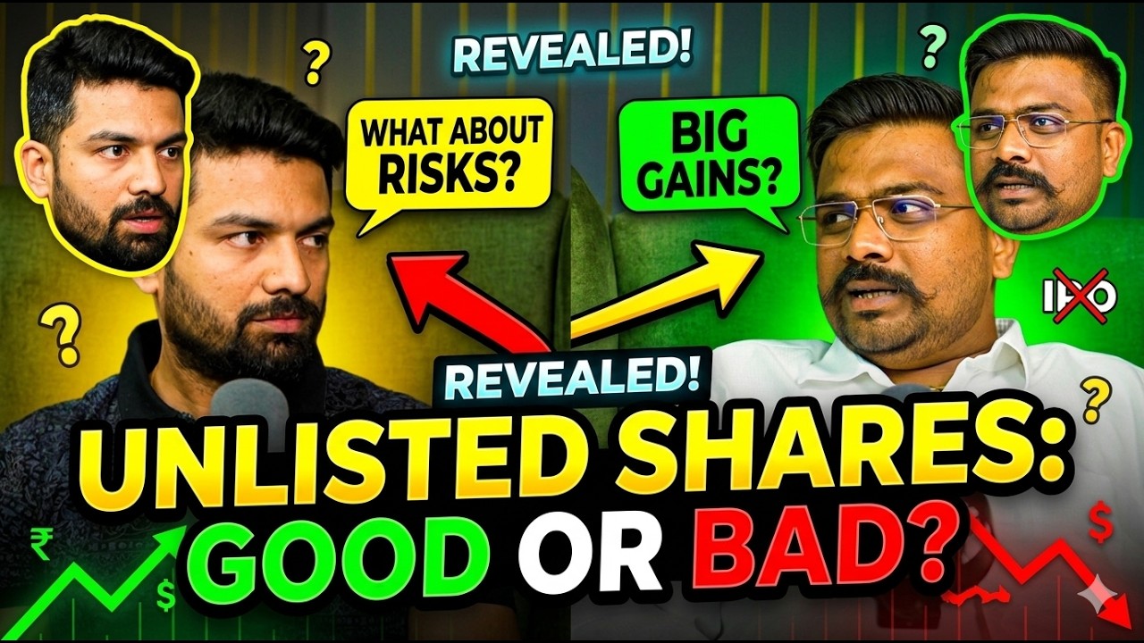Unlisted Shares Explained 🔥 | NSE IPO, Pre-IPO Investing & Hidden Wealth Opportunities ft.Vijay Gada