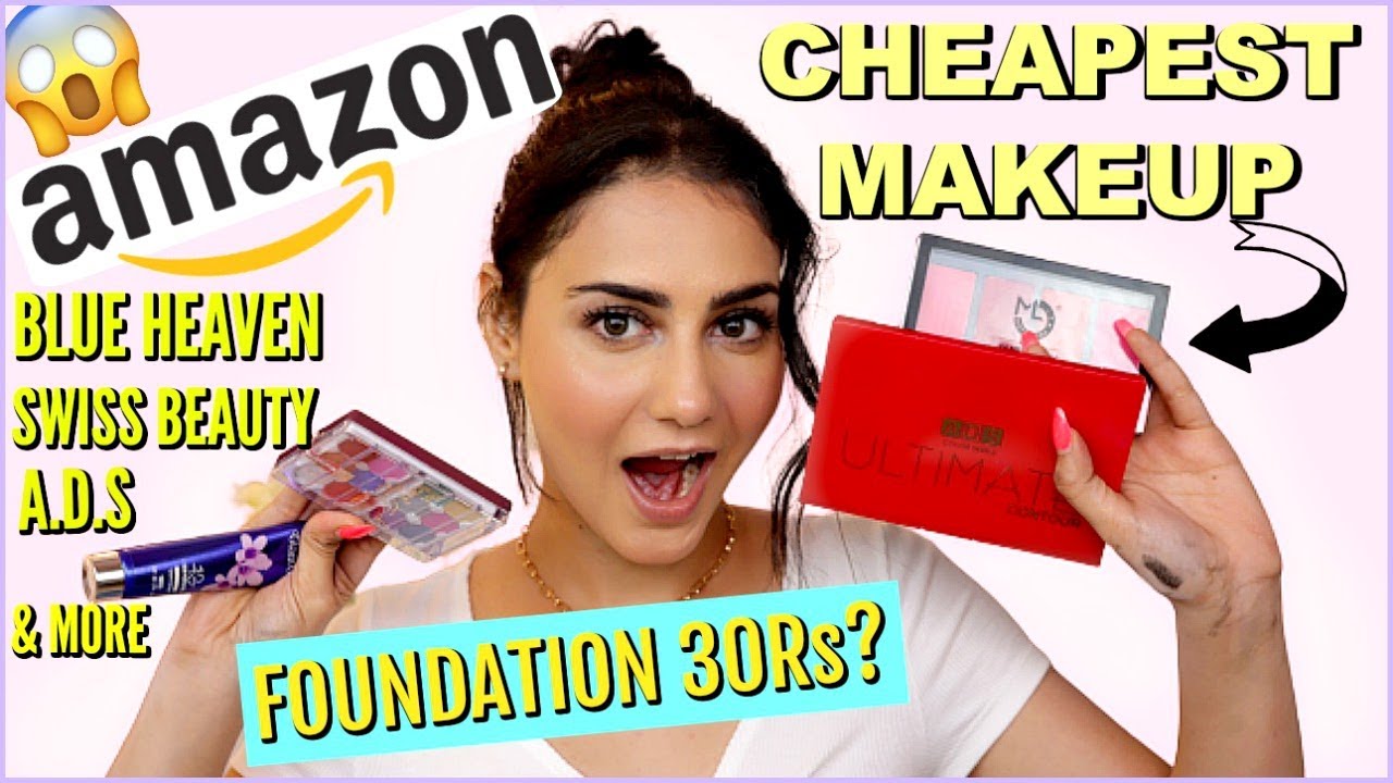 I I TRIED THE  CHEAPEST MAKEUP FROM AMAZON | OMG I AM SHOOK | SIMMY GORAYA