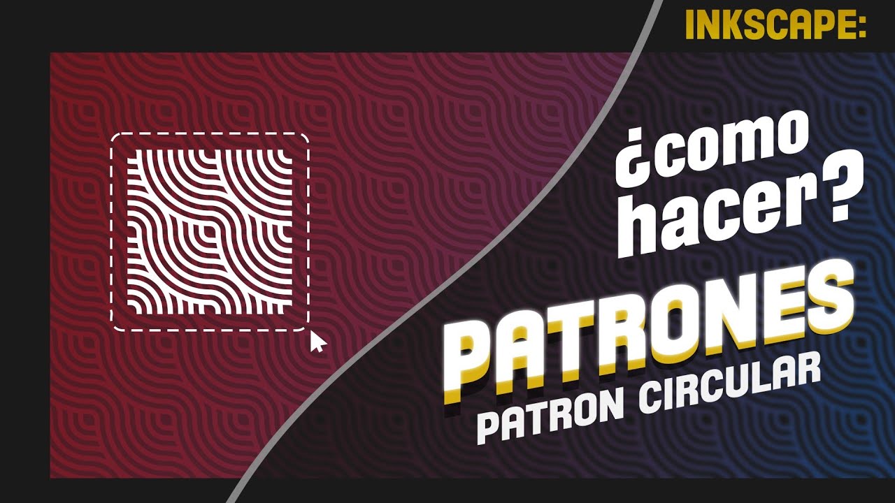 INKSCAPE tutorial: como hacer un patrón circular