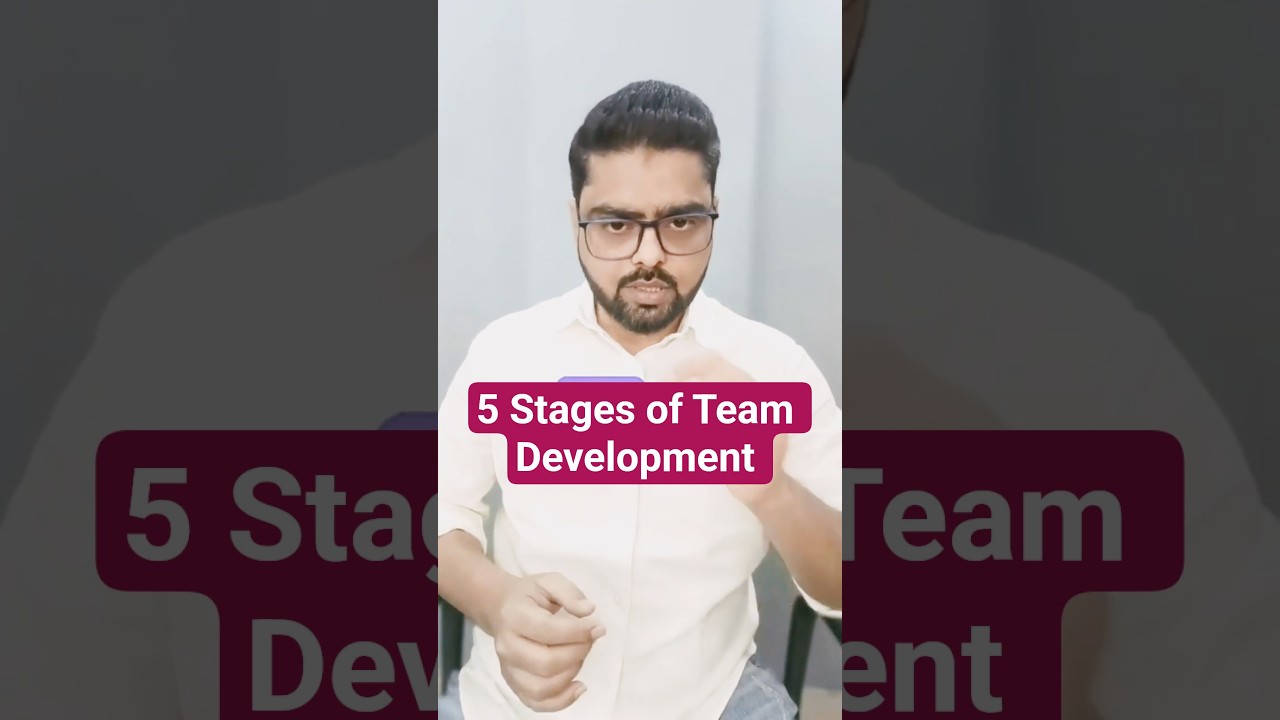 5 stages of Team Development #teamwork #teamdevelopment #projectmanagement #pmpexam