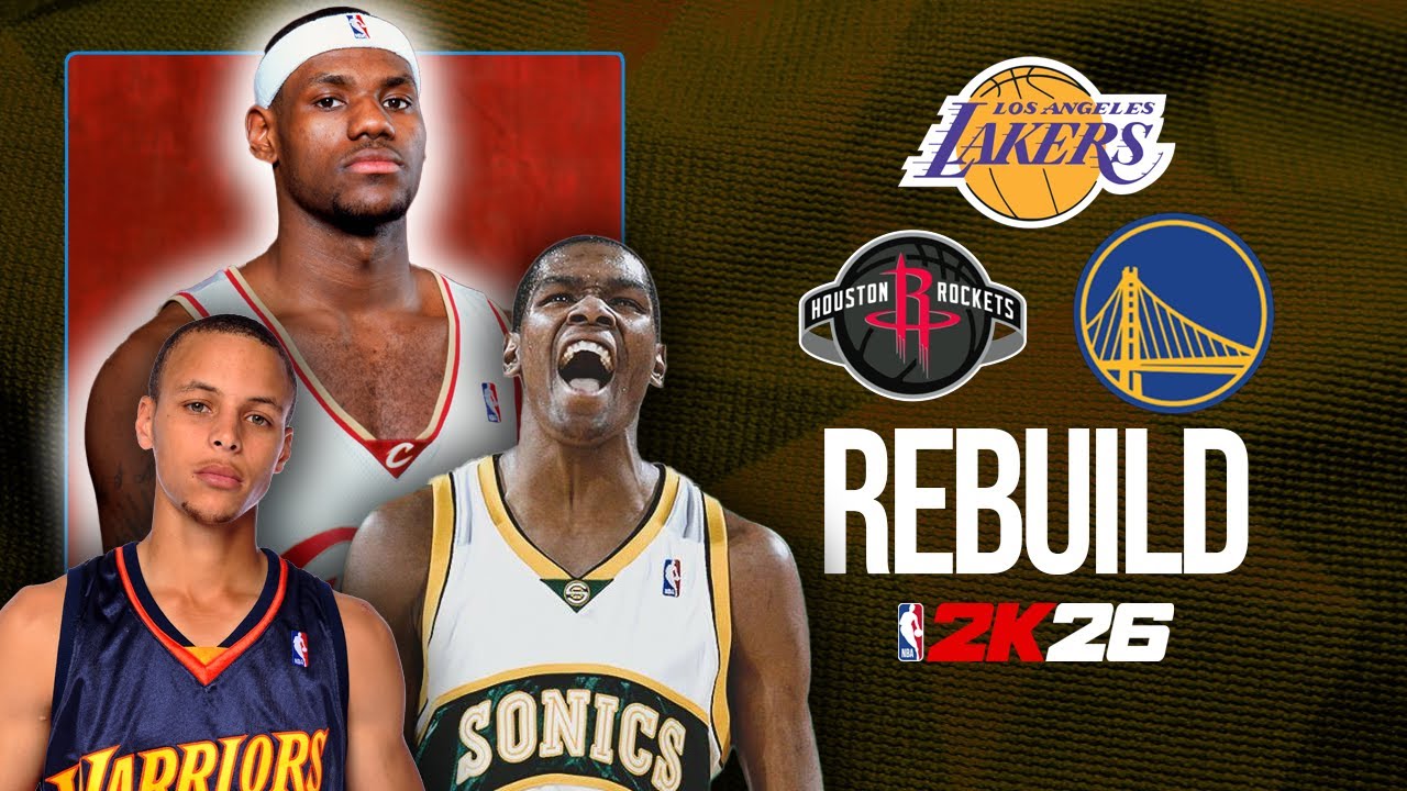 Drei Rebuilds! Wer holt als erster den Titel? | NBA 2K26 Rebuild