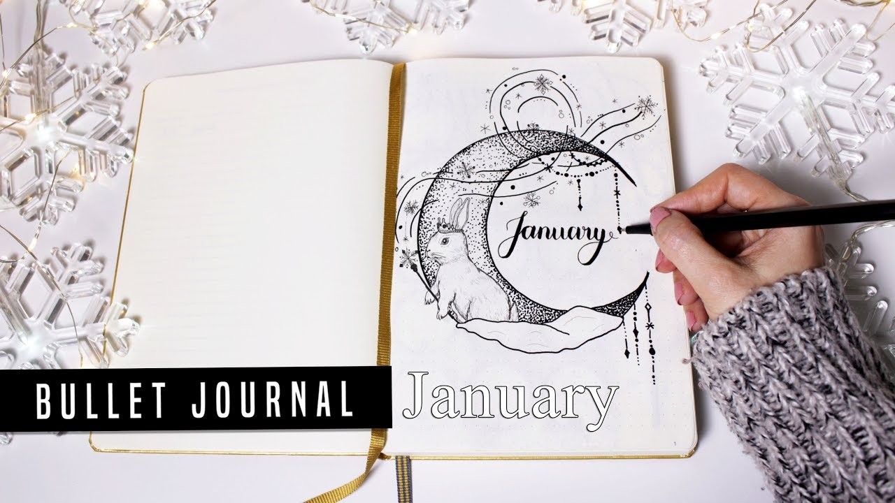 Bullet Journal [MAGYAR] 2019 Január DIY - Oszlánszki Marcsi