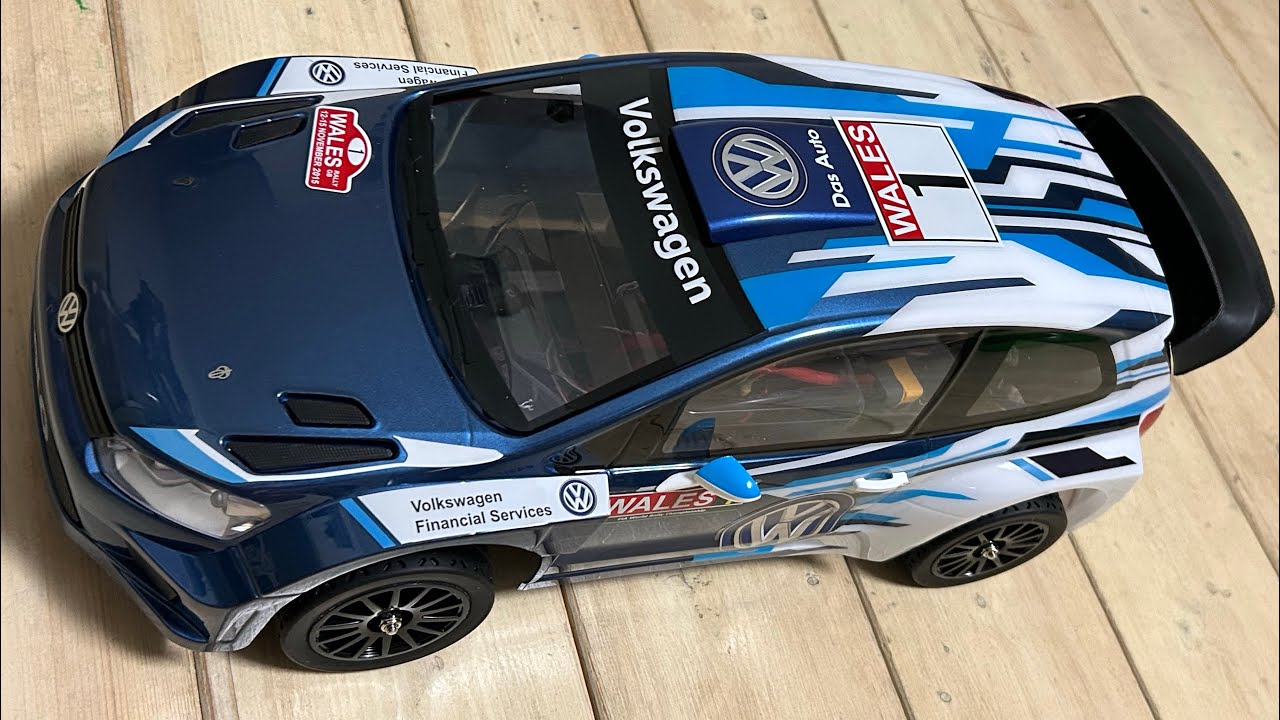 VOLKSWAGEN POLO R WRC 2015 RALLY RC 1/10 SCALE HYPER GO MJX BRUSHLESS