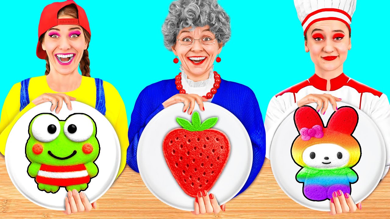 Sfida Di Cucina &mdash; Io vs Nonna | Trucchi di Cibo Fresco TeenTeam Challenge