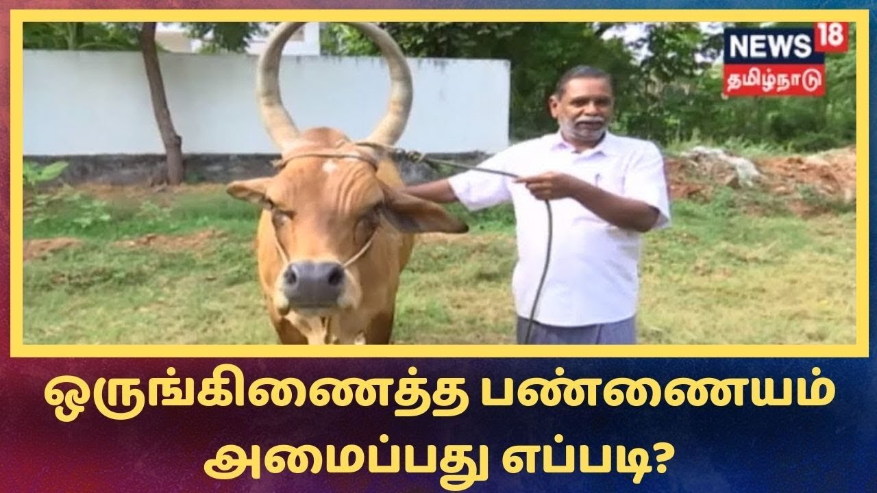 Payirthozhil Pazhagu | 10 ஏக்கர் நிலத்தில் ஒருங்கிணைத்த பண்ணையம் அமைப்பது எப்படி ? - கரூர் மதியழகன்
